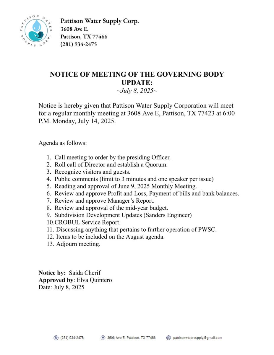 Agenda