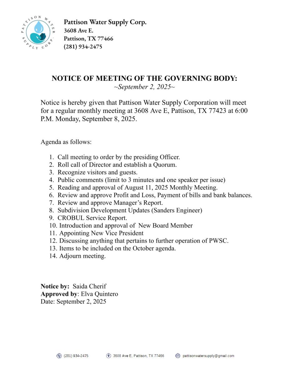 Agenda